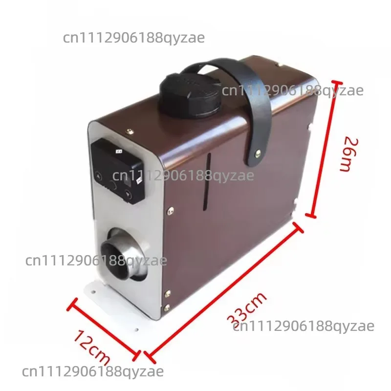 Small diesel parking heater firewood heating integrated three or four-wheel electric vehicle