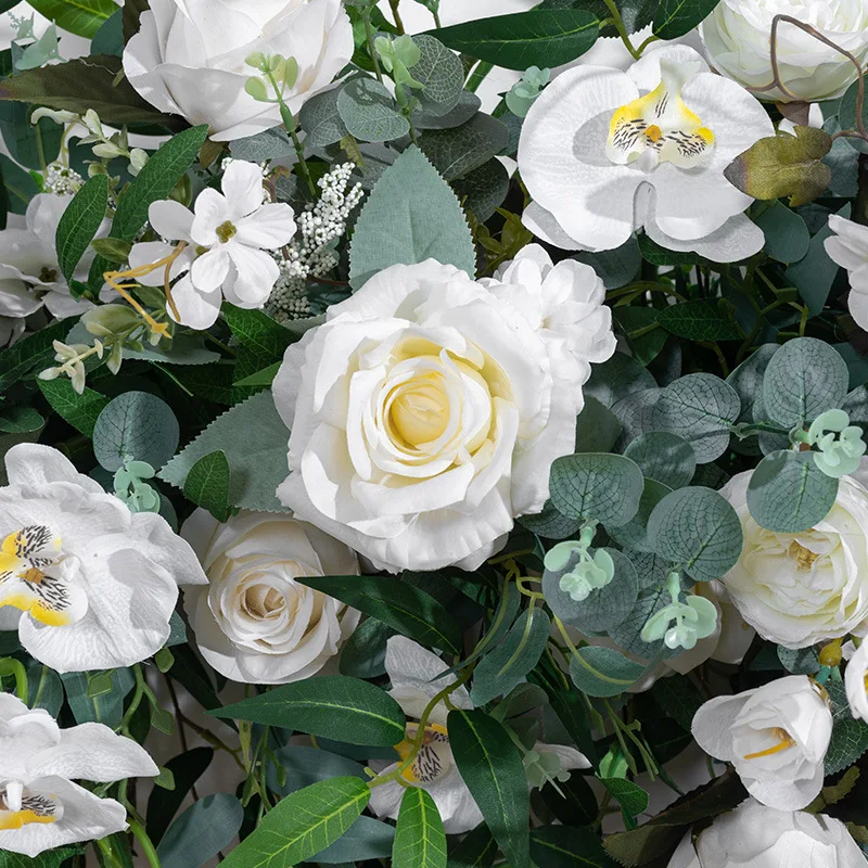 Simulation wall hanging flower wedding background wall decoration hanging row flower window