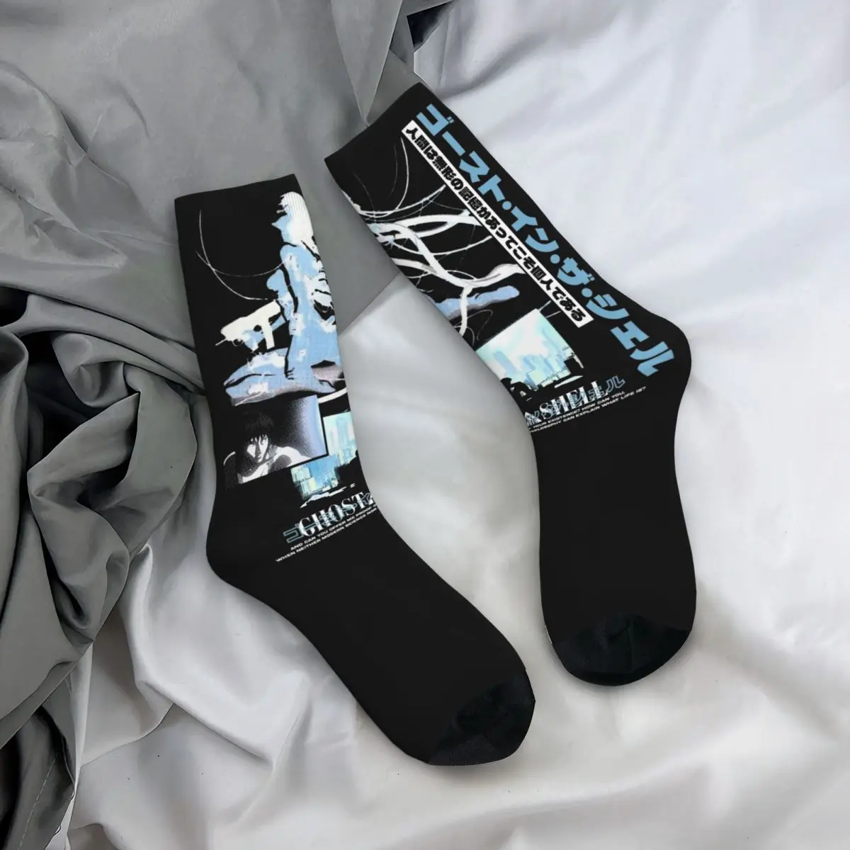 Mode männliche Männer Socken lässig Geist in den Muscheln Socke Anime hochwertige Frauen socken Frühling Sommer Herbst Winter