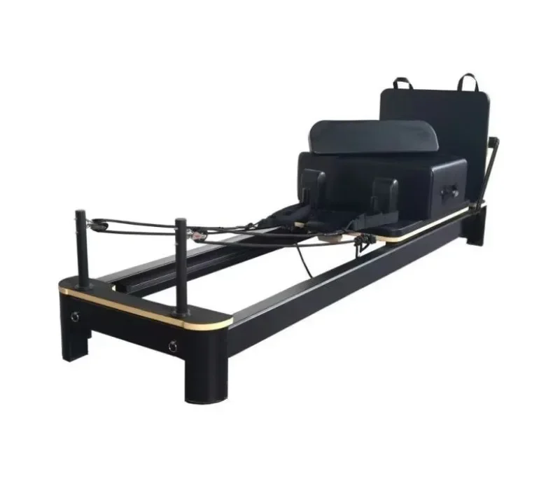 

Black Aluminum Pilates Reformers Yoga Training Home Studio Commercial Use Studio Reformer Pilates