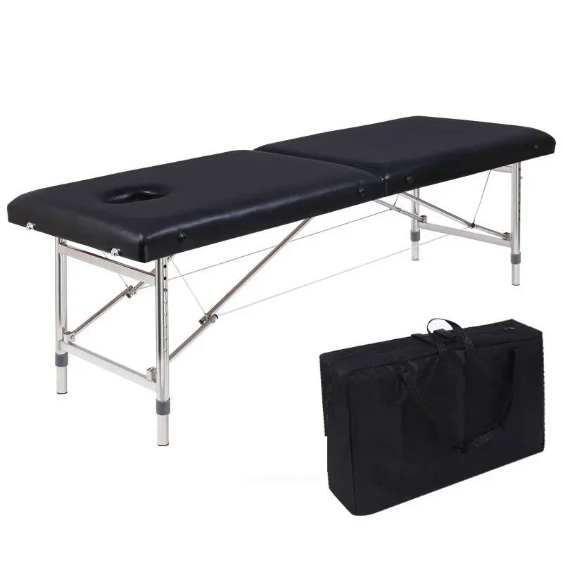 Furniture Salon Aesthetics Massage Bed Portable Stretcher Professional Cosmetic Lit De Eyelash Maca Portatil Foldable Beauty JGY