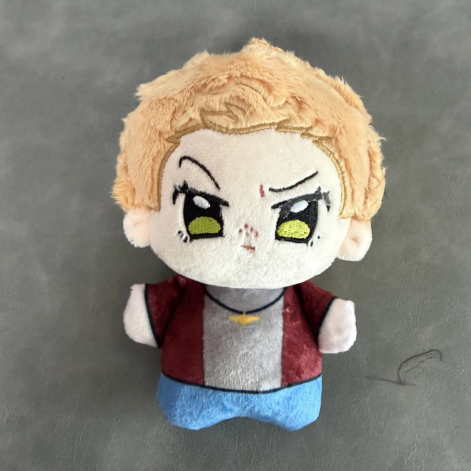 10 cm große gefüllte Castiel-Engelsflügel-Plüschtiere, Sam Dean Winchester Plüschpuppen, Rucksackanhänger, Schlüsselanhänger, Geburtstags- und Weihnachtsgeschenk – Detail 5