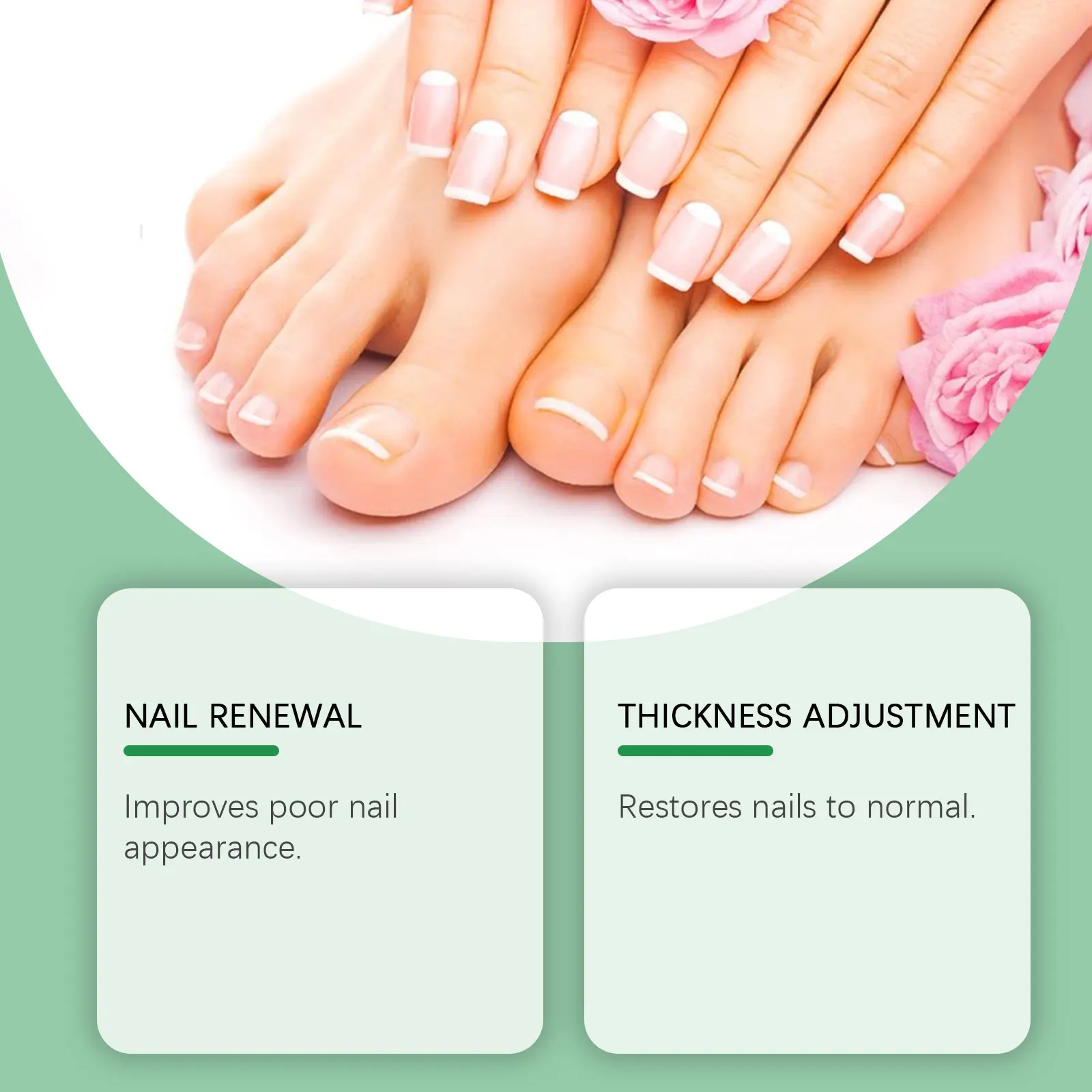 Esencja do naprawy paznokci z kulkami, regenerująca uszkodzone paznokcie, redukująca czarne skórek, zwiększająca odżywianie, poprawiająca jakość i pielęgnacja paznokci.