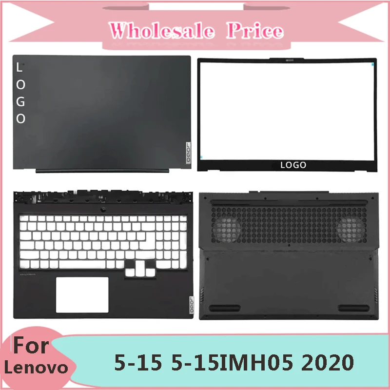 

New For Lenovo Legion 5-15 5-15IMH05 5-15ARH05H 2020 Laptop LCD Back Cover Front Bezel Upper Palmrest Bottom Case Keyboard Hinge