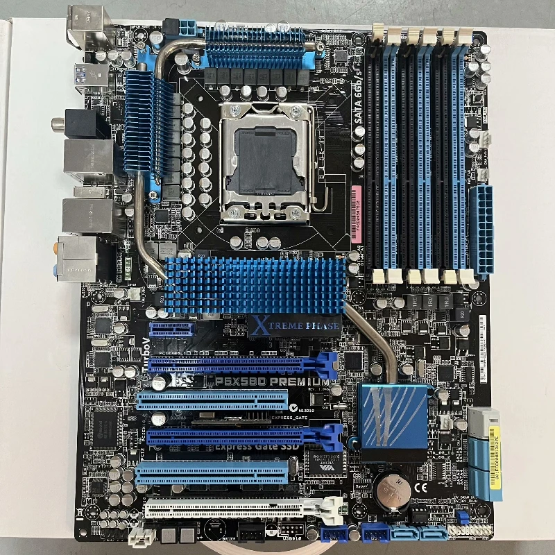 Used for ASUS P6X58D PREMIUM LGA1366 X58 ATX Motherboard Triple Channel DDR3 3-Way CrossFire Dual Gigabit LAN