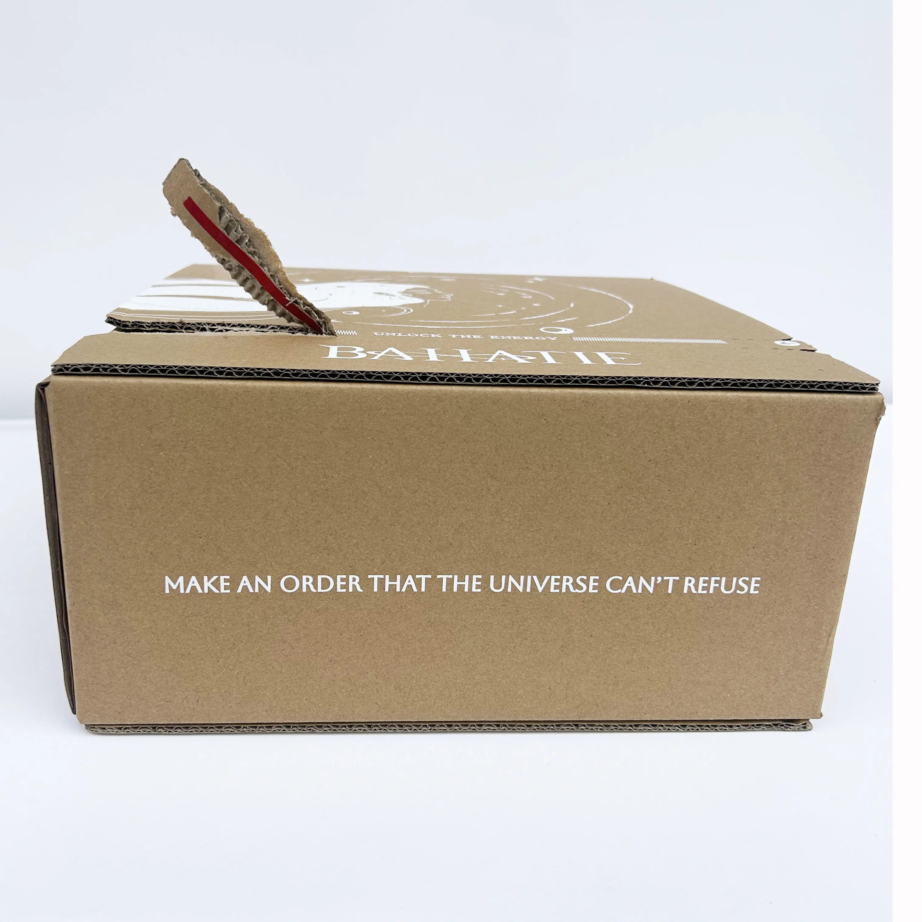 

Custom Printing Recyclable Corrugated Paper Boxes Recycled Cardboard Zipper Tear Strip Mailer Packaging Shipping Box Custom Logo