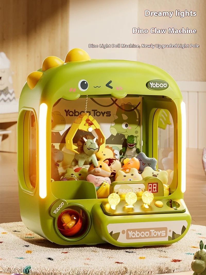 

2025 new household claw machine, large children's clip doll, small twisted egg toy, girl's birthday gift