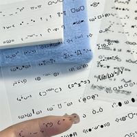 MINKYS 10pcs/lot ins Transparent Decorative Stickers for Scrapbooking Cute Journal Sticker Stationery
