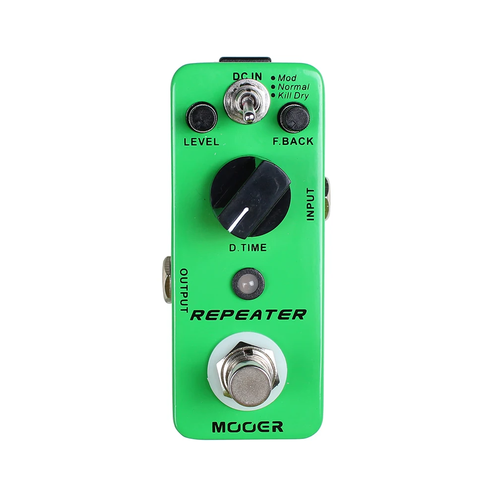 

MOOER Repeater Digital Delay Guitar Effect Pedal 3 Working Modes Mod/Normal/Kill Dry Effect Pedal Guitar Parts & Accessories