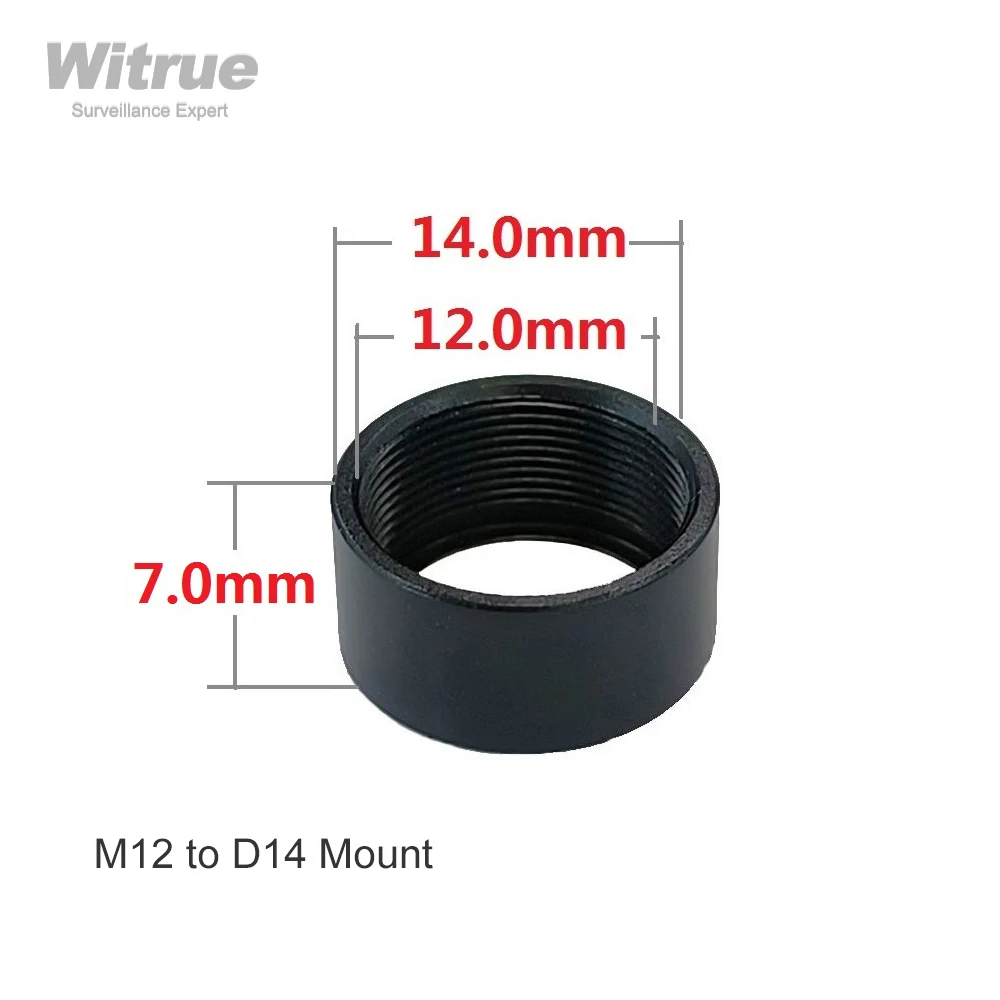 Witrue M12 to D14 Adapter Ring CCTV Accessories