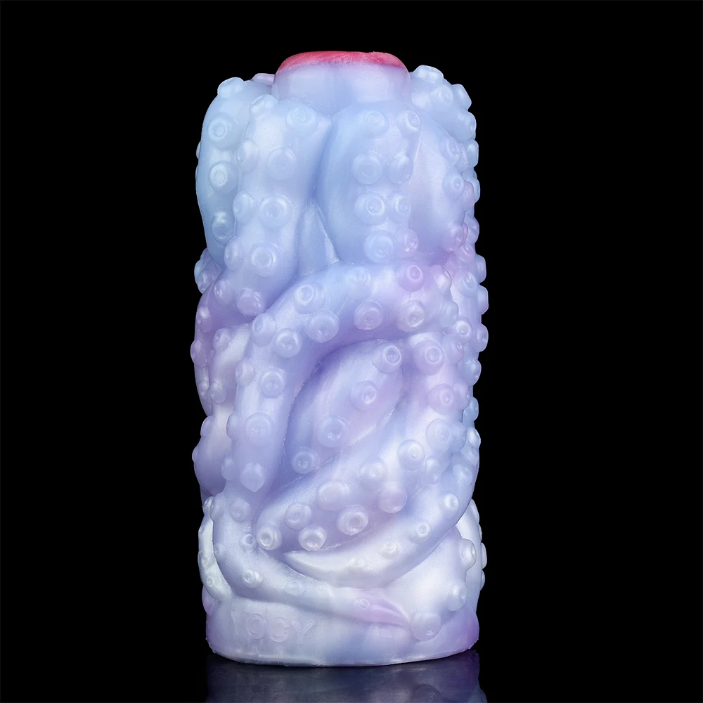 GEEBA 2317 نابض بالحياة الأخطبوط مخالب سيليكون ذكر الاستمناء نابض بالحياة الحيوان كس الذكور القضيب Onahole جيب كس ألعاب جنسية #4