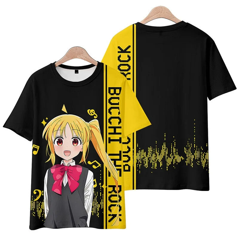 

Футболка Bandai 2026 Summer Lonely Rock Anime с изображением Гото Ичиши и Хонся Ямады, быстросохнущая, дышащая, стильная