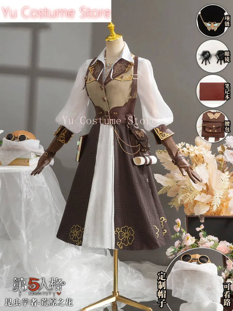 Identity V Melly Plinius Entomologist Flowers Of The Wasteland Cosplay Costume Cos Game Anime Party Uniform Hallowen Play Role