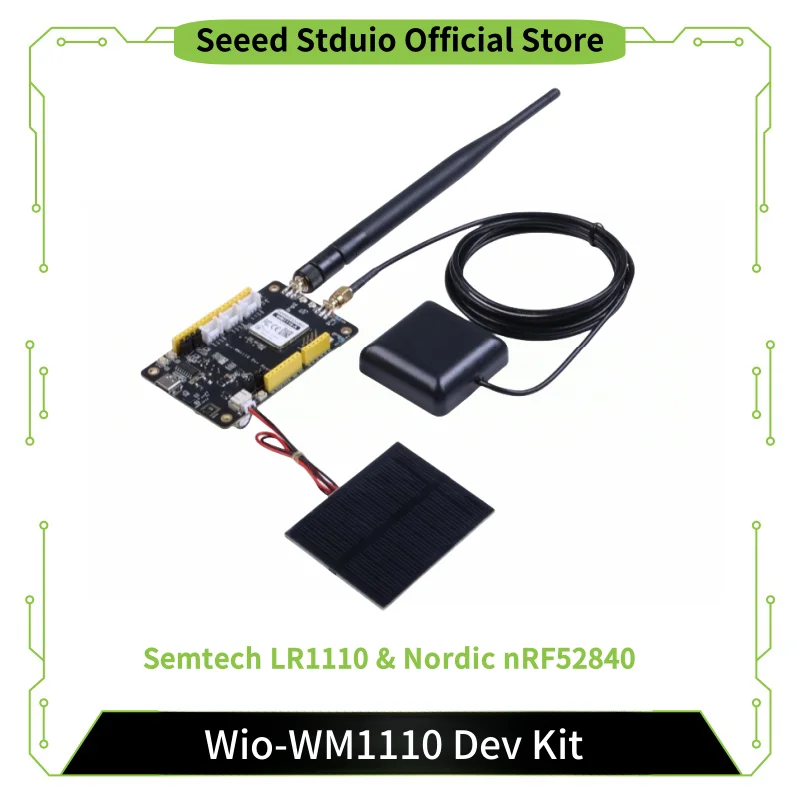 

Wio-WM1110 Dev Kit, встроенный Semtech LR1110 и Nordic nRF52840, LoRa,GNSS,Wi-Fi,Bluetooth-сетка,NFC,Thread,Zigbee,Ble Low Energy