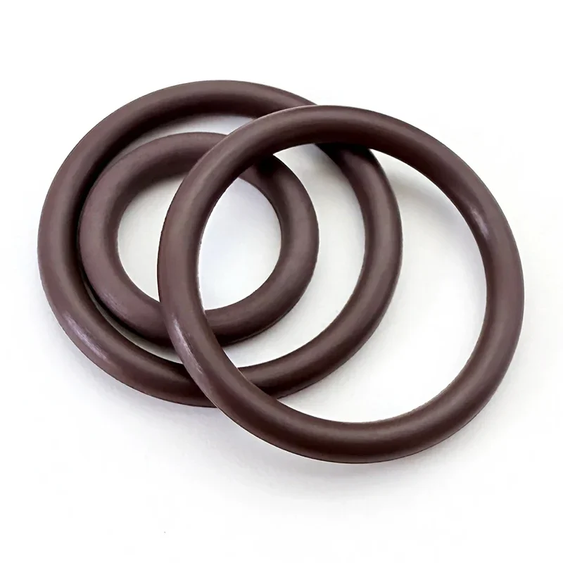 High Temp Proof Brown FKM Vitons Fluorine Rubber O Ring 1.6mm Thickness Leak Stop Seal Gasket for Water Faucet Pipe Plumbing
