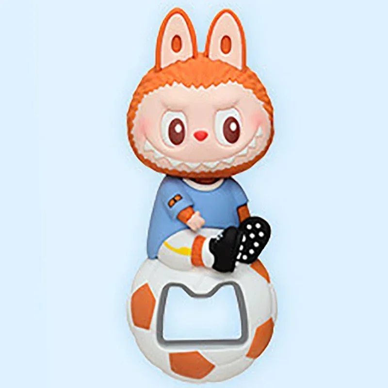 POP MART LABUBU THE MONSTERS FIFA Series Abrebotellas Imán para Refrigerador Caja Misteriosa Original Caja Sorpresa Juguetes Coleccionables Adorno para Bolsa