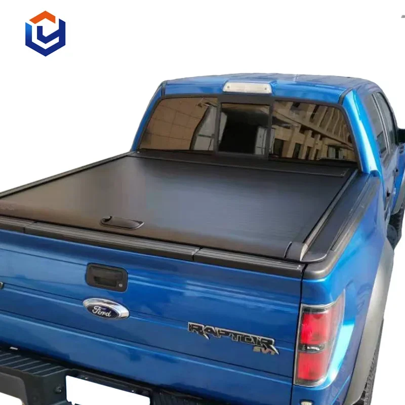 Liyuan Roller Lid Shutter Manual Pickup Truck Top Retractable Roll Up Tonneau Cover for musso aluminum alloy  lid  Accessories