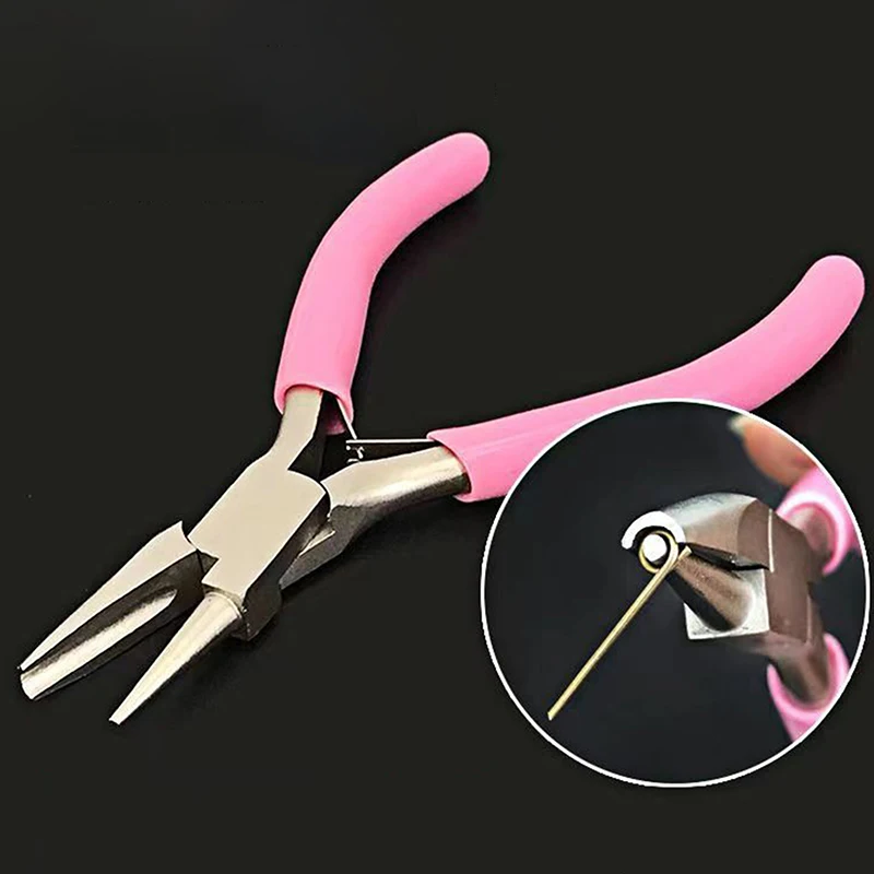 (BF06)Round Concave Pliers Wire Looping Pliers Precision Jewelry Pliers Wire Looping Pliers For DIY Jewelry Making