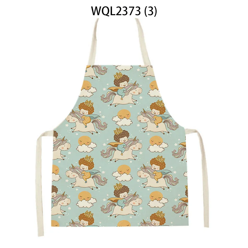 Apron Kid Apron Kitchen Household Item Animal Cartoon Apron Adult Hair Apron 55-68cm Apron Custom Logo Kitchen Supplie Tablier