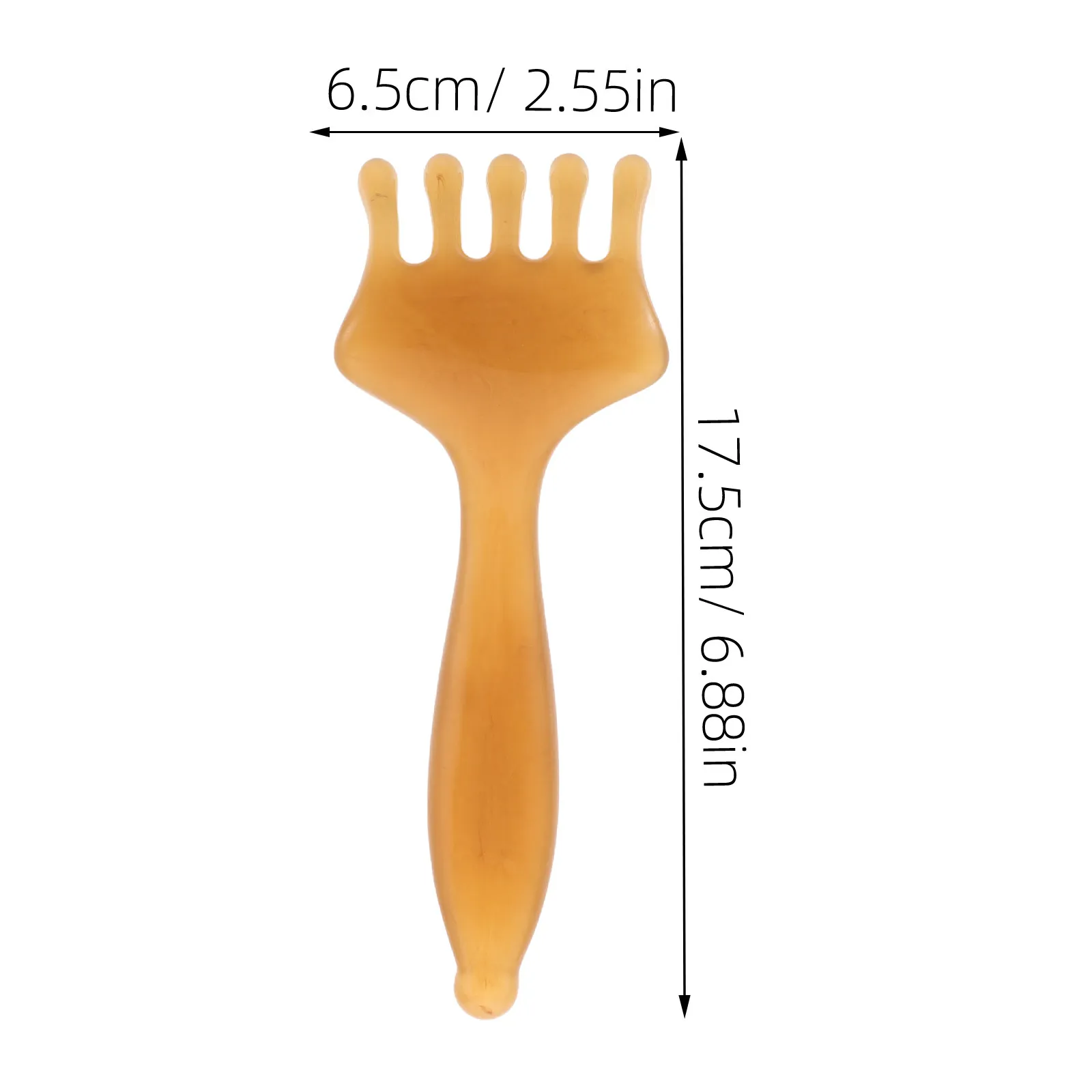 Five Claw Scalp Massager Resin Material Manual Head Massage Comb for Home Office Travel Use Calming Relaxation Gua Sha Scalp