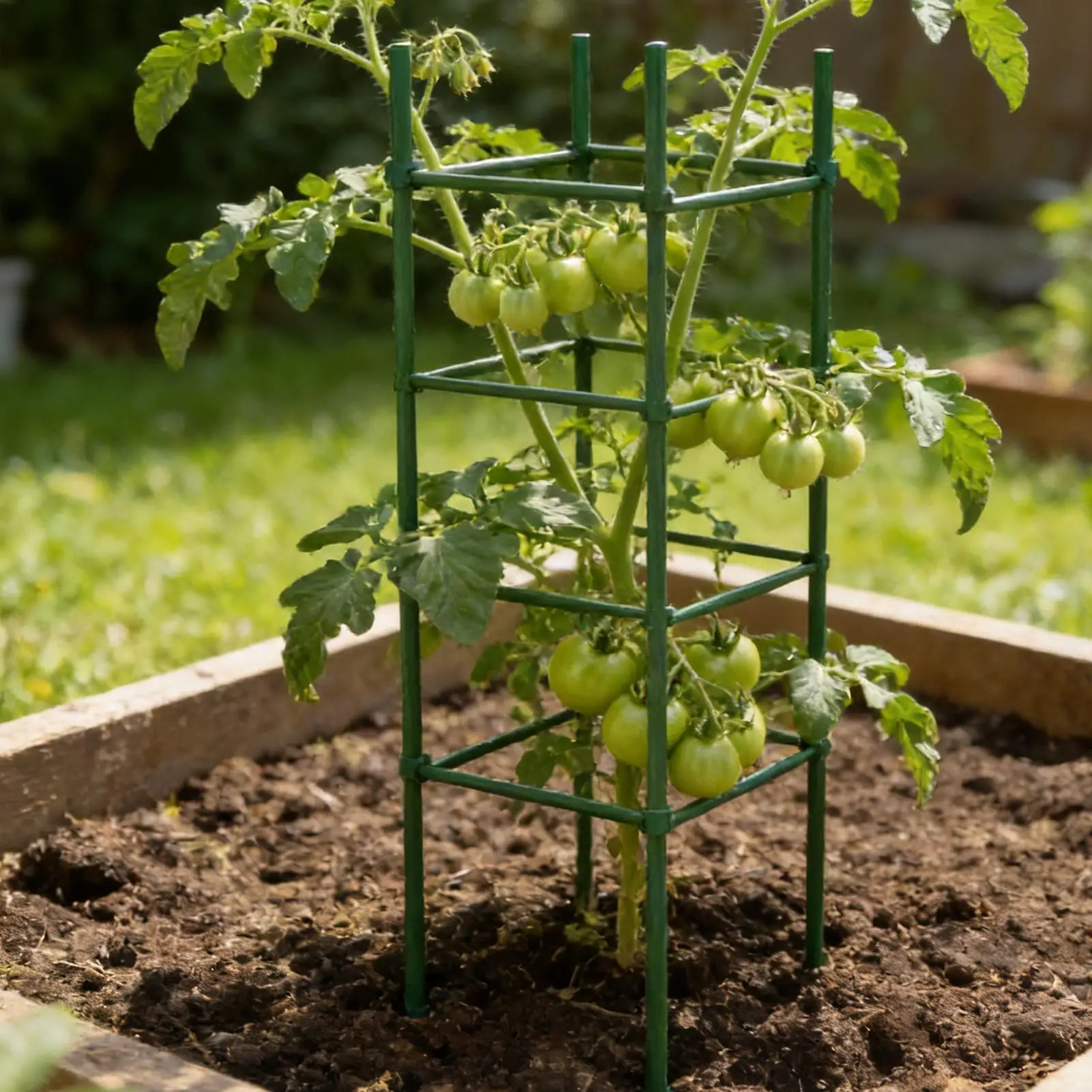 Tomato Trellis 36-piece Expandable Climbing Connector Clips Trellis Sticks Poles Tomato Plant Cage for Gardening Vegetable