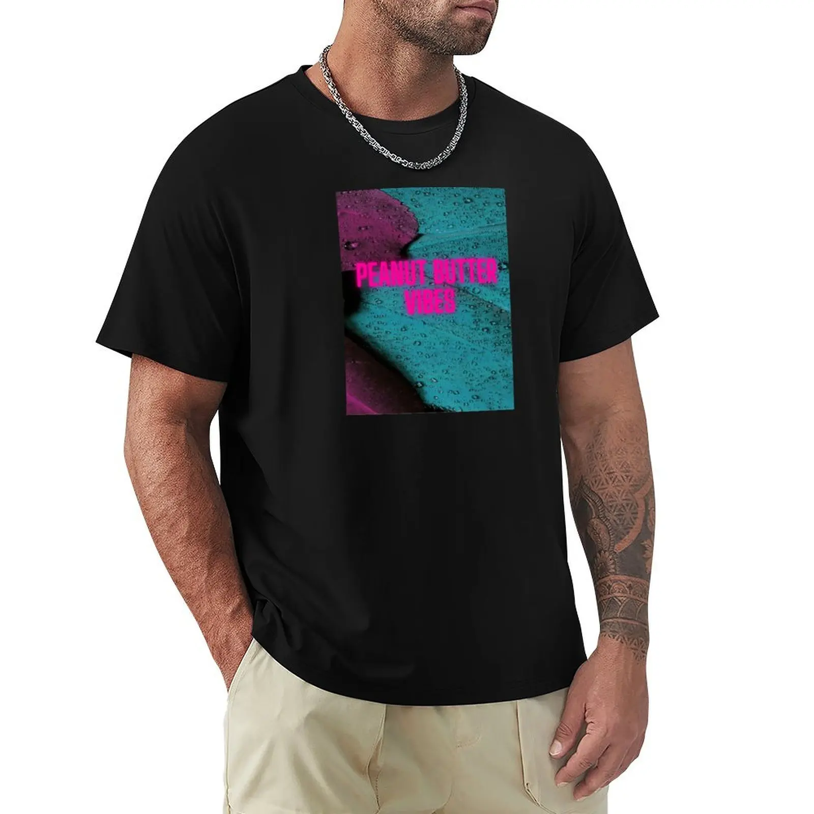 Peanut Butter Vibes T-Shirt man t shirts for men T-Shirt