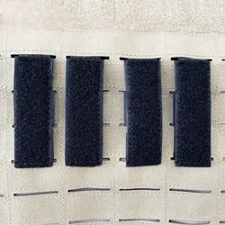 4PCS Molle Strip Adapter Vest Backpack Patch Panel Hook&Loop Converter Ribbon Strips ID Patches Display Holder
