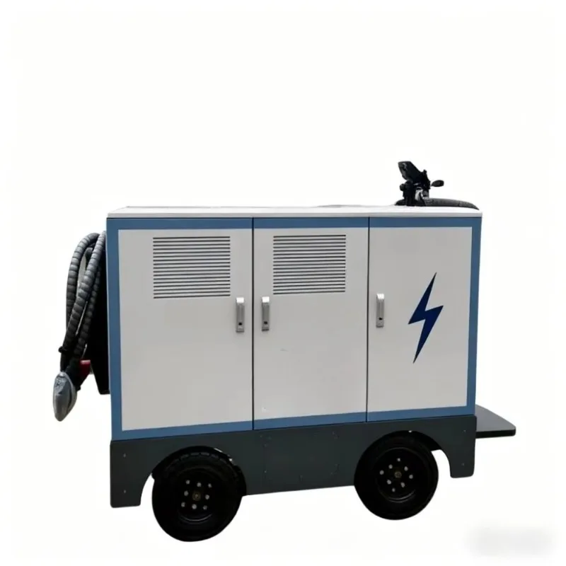 Customized Capacity EV Charing Robot Mobile Power Bank for Electric Boat EV Fleets 60KW 80KW DC Fast Charging