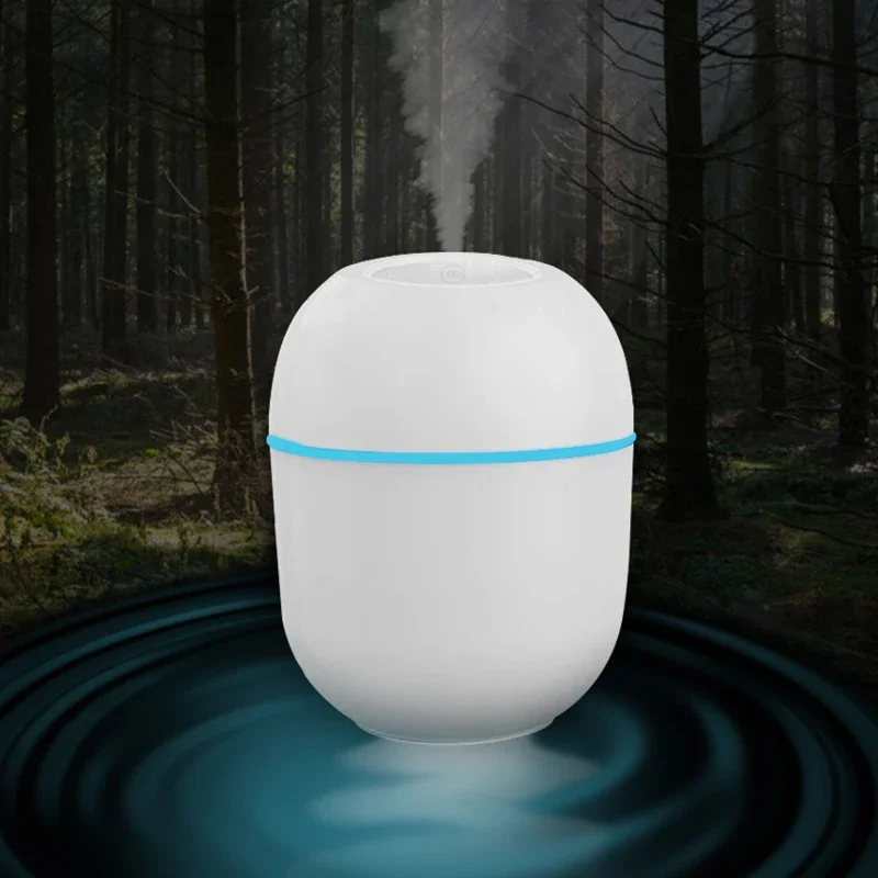 Mini Aromatherapy Diffuser 220ml Air Humidifier With LED Night Light Rechargeable Mist Sprayer For Car Home Office