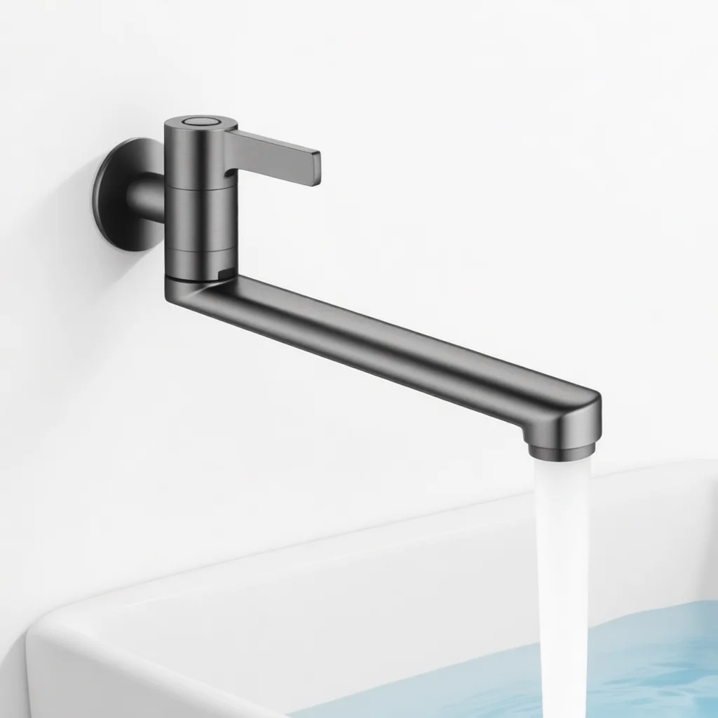 torneira-de-cozinha-extensivel-de-parede-monocomando-de-Agua-fria-bico-giratorio-para-tanque-de-lavanderia-lavabo-liga-de-cobre-estilo-moderno