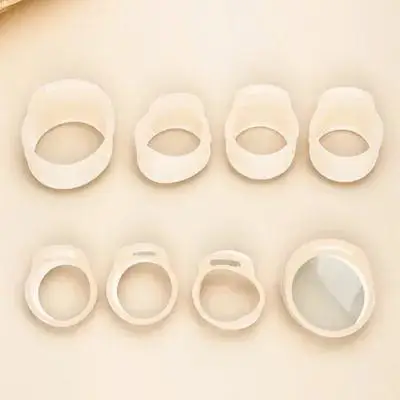 

2 Sets Guzheng Nail Covers Protective Silica Gel Learning Supplies Professional Practice Accessories Right Left Thumb