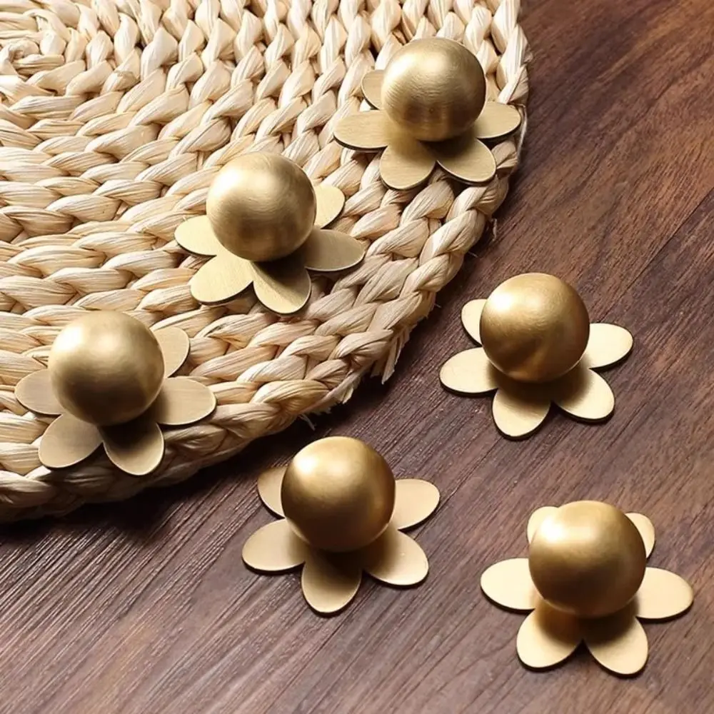 Modern Minimalist Brass Drawer Backplates Smooth Surface Premium Brass Cabinet Pulls Sophisticated Appearance Sturdy Structure