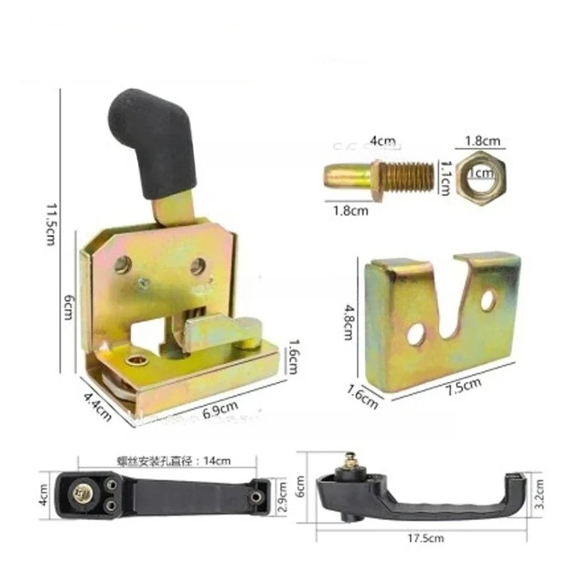 

Type 502 general purpose forklift tractor, heavy equipment, metal locks, door handles, heavy transport vehicle