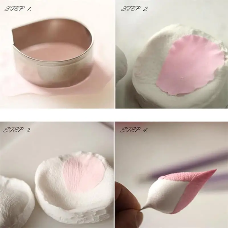 Sugar Turning Rose Mold Realistic Simulation Of Channel Rose Ornament Cake Decoration Sugar Turning Mold Size 7.3*6.6