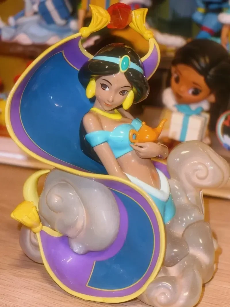 Blind Box Disney Princess Artistic Mapping Ii Series Ariel Jasmine Cinderella Aurora Hua Mulan Snow White Anime Fgiure Model Toy