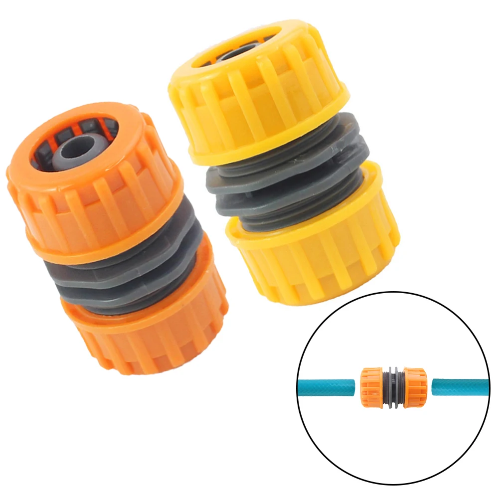 8PCS Double Hose Connector Garden Watering Hose Plastic Quick Connector 1/2