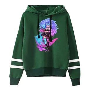 Silvervale vtuber unissex bolso barras paralelas manga moletom masculino feminino com capuz harajuku streetwear anime roupas 10 principais vendas gerador prata coloidal - №5