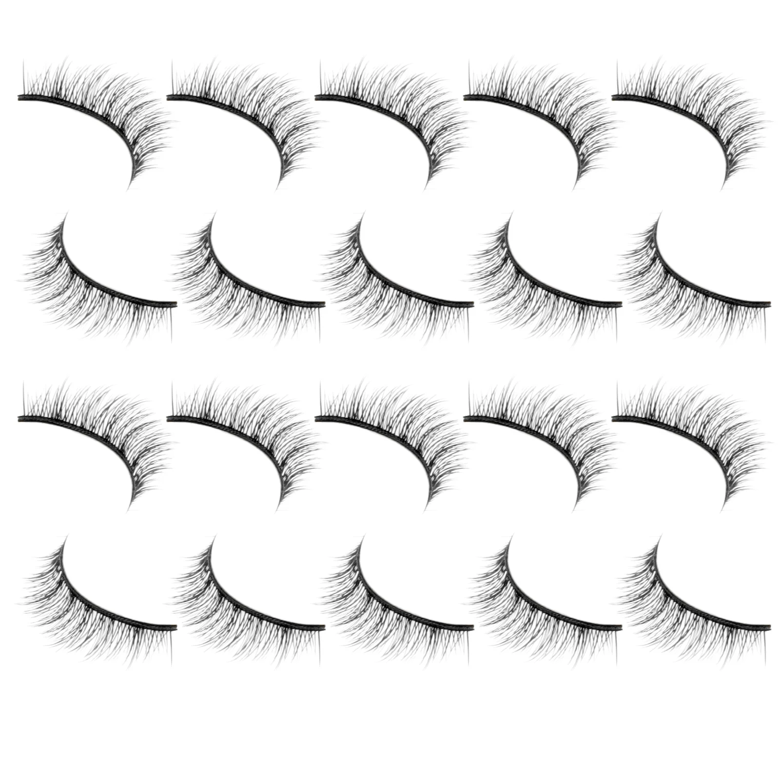 Cils courts naturels individuels pour femmes, accessoires de maquillage, cadeau de fête de mariage