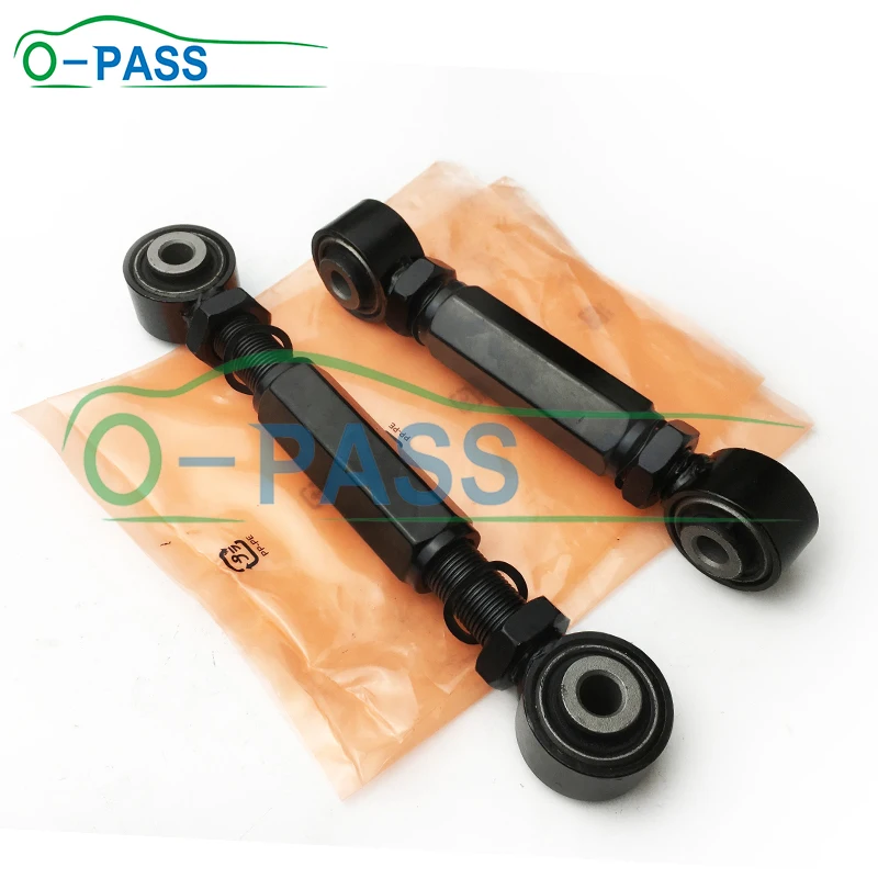 OPASS Adjustable Rear upper Control arm For Honda Civic Ferio EG EK EJ EF CR-V CR-X Ballade Domani Integra 52341-S04-000 1 Pair