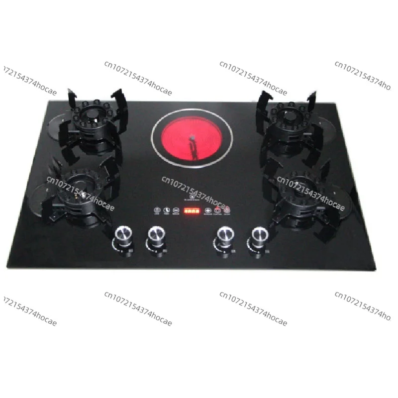 

Оптовая продажа бытовых 5-конфорочных газовых плит с высоким пламенем, электрических керамических плит/встраиваемых газовых плит с керамической панелью для сжиженного газа