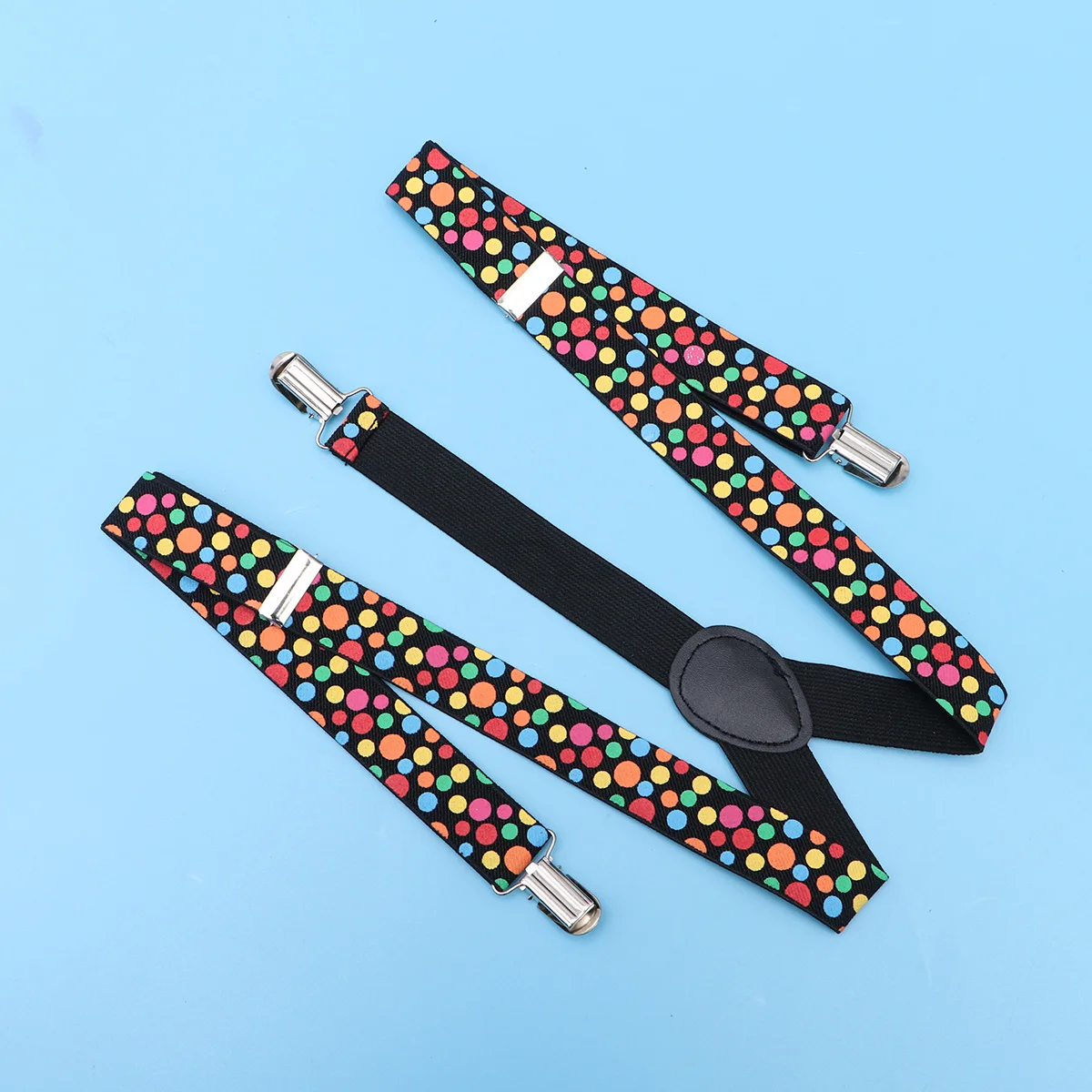 2.5cm Shirt Stays Classic Y Back Design Anti-Wrinkle Durable Elastic Shirt Tuck Suspenders for Men Professionals Office Use