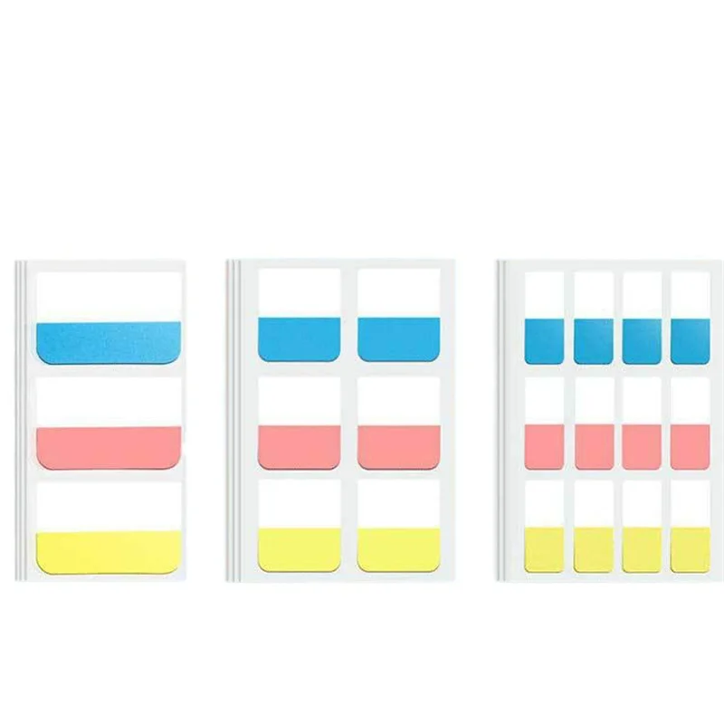 Macaron Index Sticky Tabs, Writable Sticky Note Tabs for Book Annotation, Calendar Reminder, File Classification