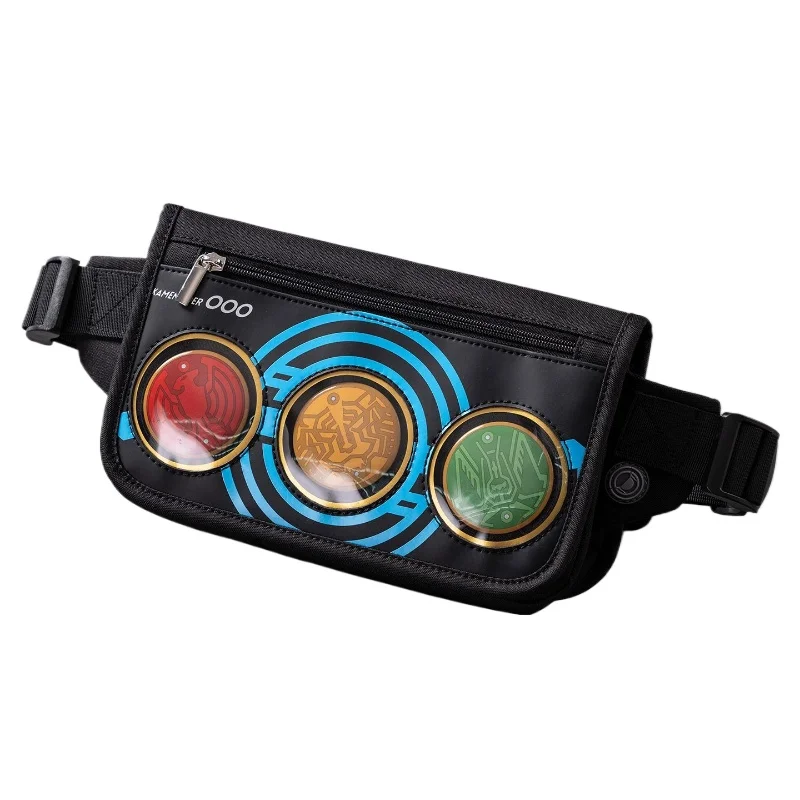 

28cm Genuine Kamen Rider Oz Impression Breast Bag, Anime Crossbody Shoulder Bag