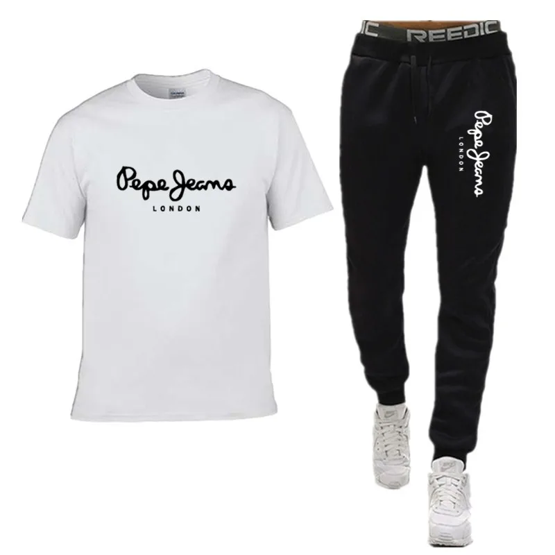 

Summer Outdoor Daily 2026 Hot Sales Men's Tracksuit Jogging Single Sports Short-sleeved T-shirt and Casual Quality Sports Pants