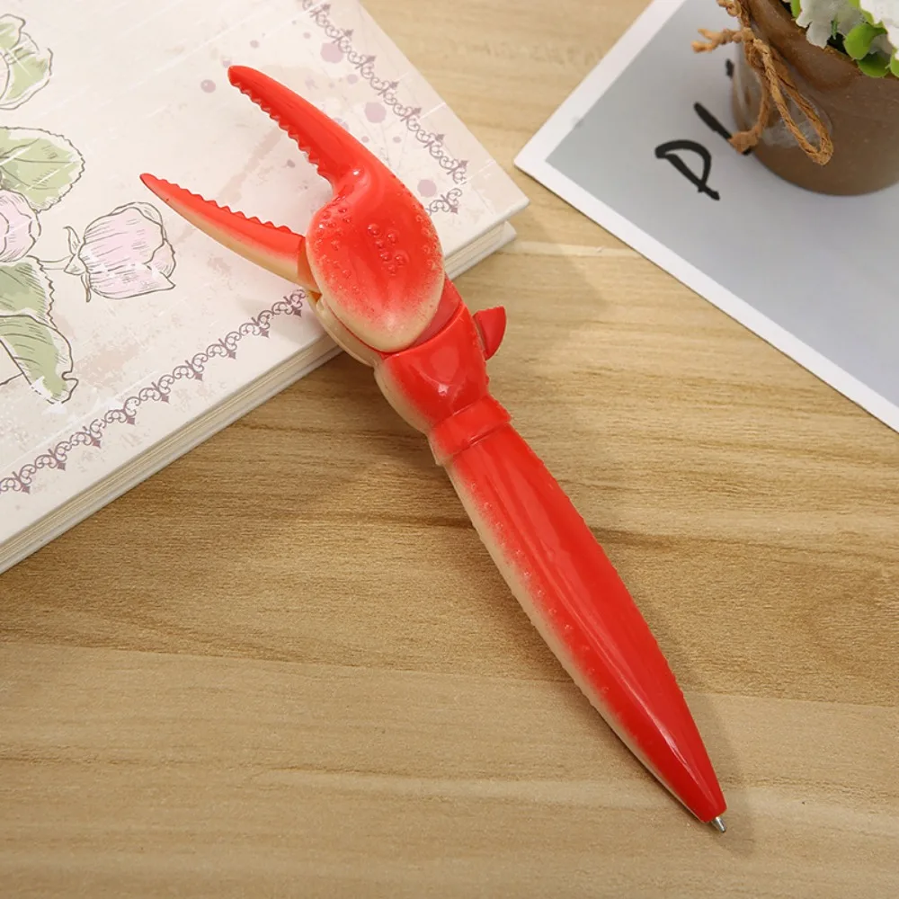 Office Supplies Students School Lobster Paw Ballpoint Pen Crab Clip Pliers Pen Writing Signing Pen Lobster Paw Clamp Pen