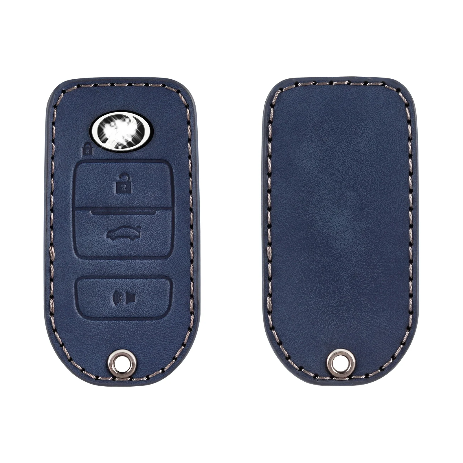 New Leather for Toyota Vios 2023 Yaris Ativ Avanza Veloz Raize for Perodua Ativa/Alza Axia 2023/Myvi 2022-2023 TPU Car Key Cover