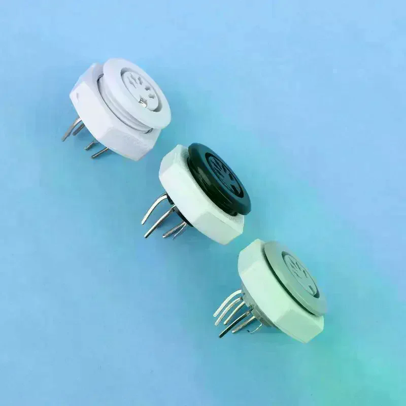 2/5Pcs DIN 5P Female Jack Cable Connector With S Terminals Keyboard Panel Mount Solder Chassis Socket Adapter