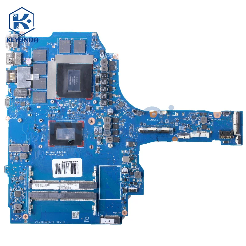 DAG3HBMBCD0 For HP Pavilion 15-EC Notebook Mainboard L71932-601 YM3700 N18E-G0-A1 GTX1660Ti Laptop Motherboard Tested