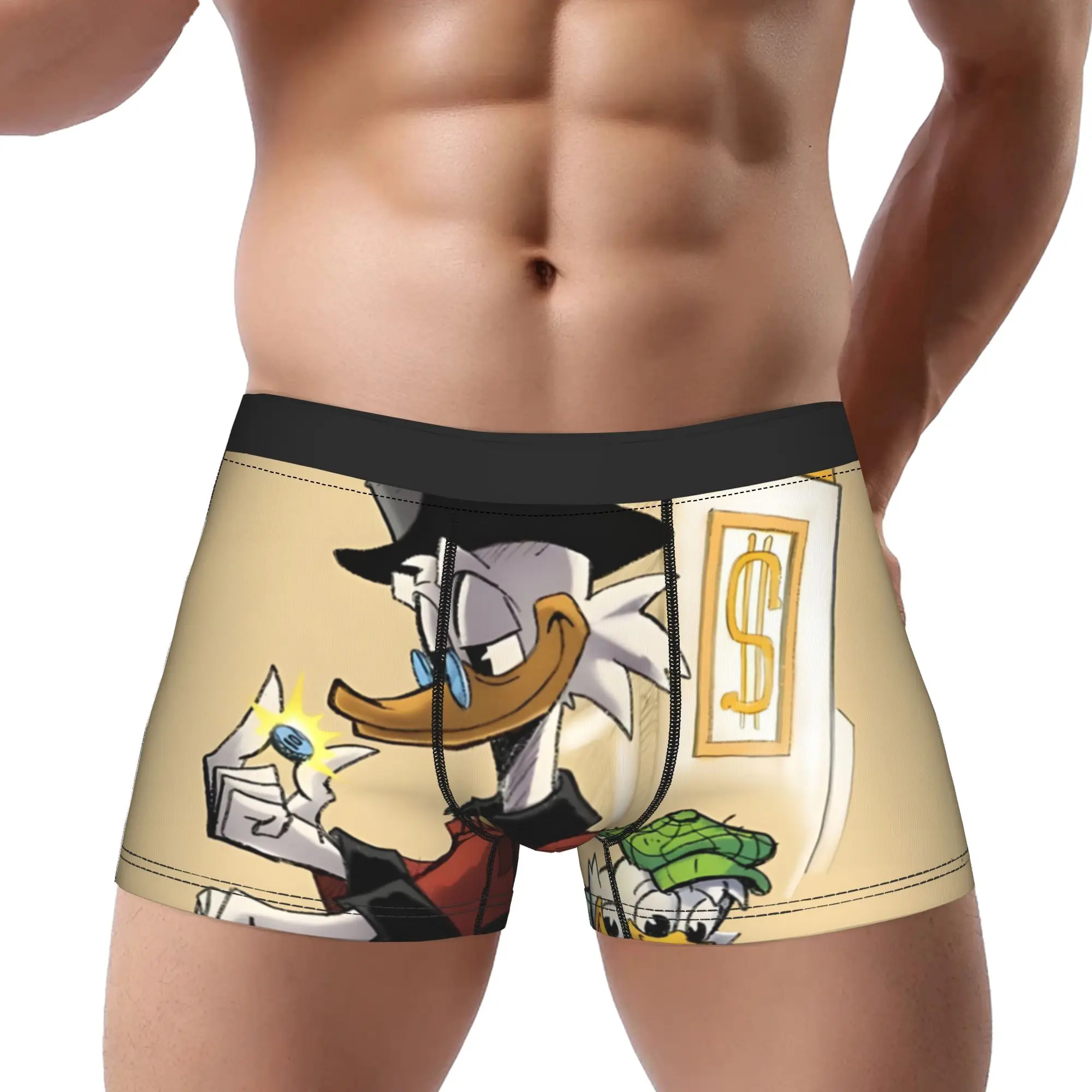 

Scrooge Mcduck DuckTales Underpants Homme Panties Men's Underwear Comfortable Shorts Boxer Briefs