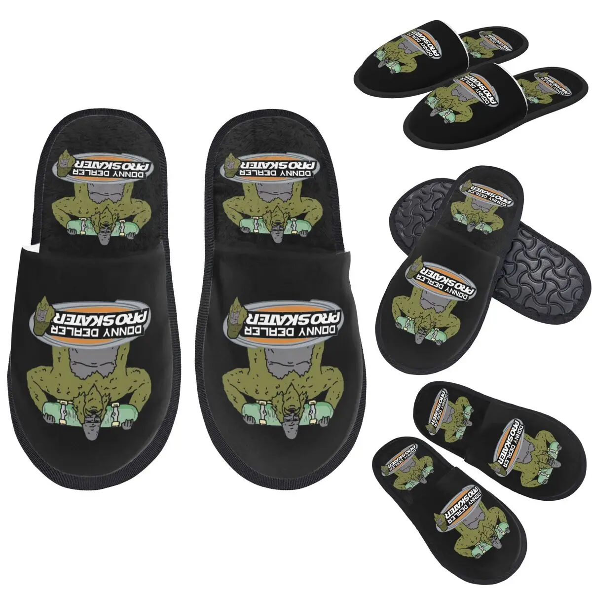 Custom Donny Dealer The Big Lez Show Slippers Memory Foam Warm Soft Women House Slipper Bedroom Fluffy Shoes